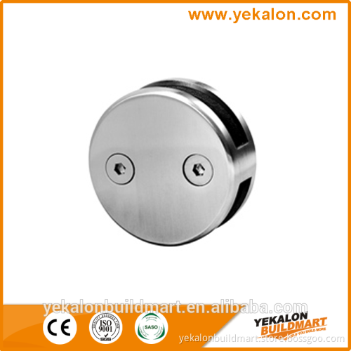 Yekalon Double Circular Glass Clamp A1400 stainless steel railing fitting glass clamp